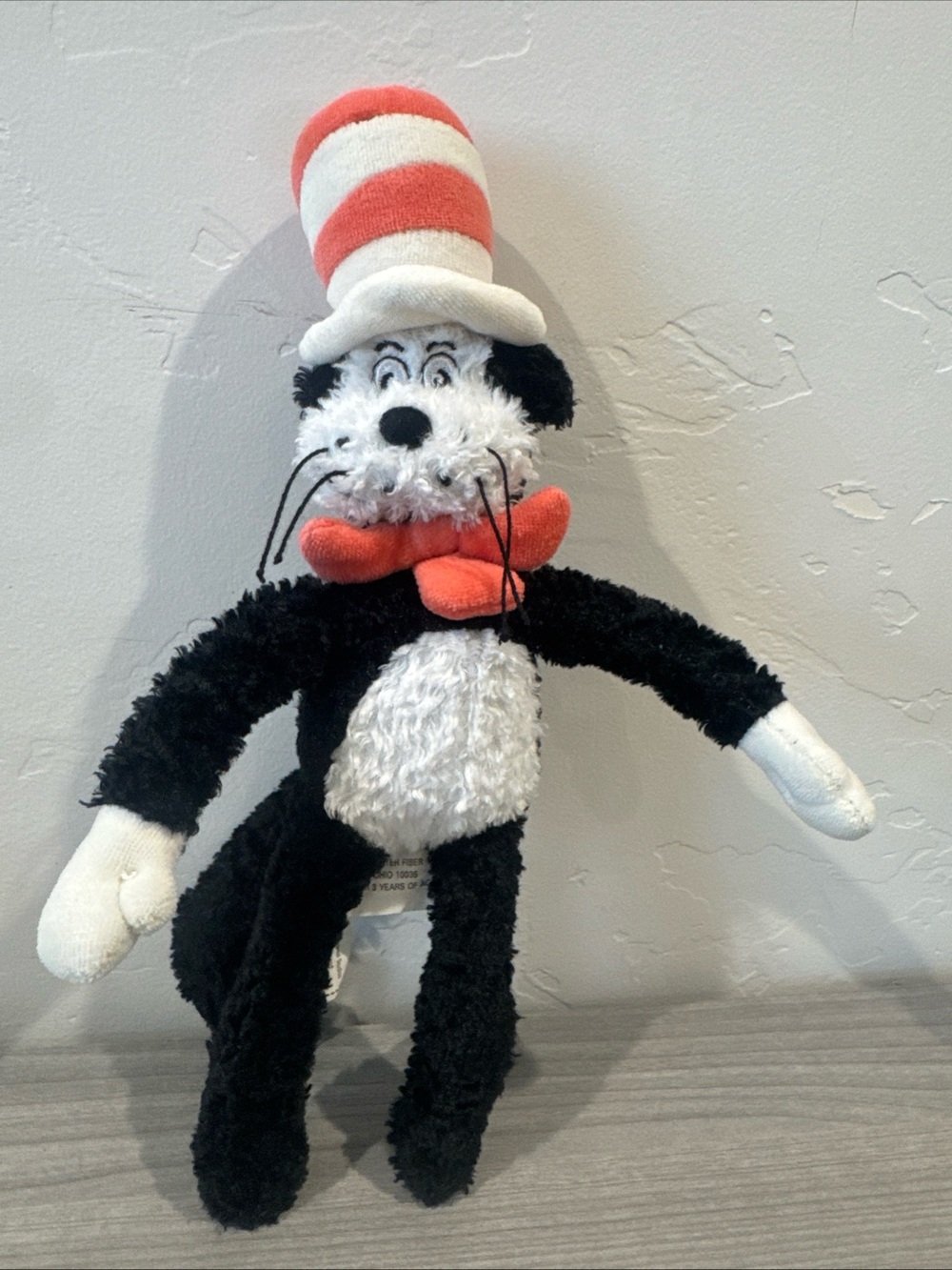 Vintage Dr. Seuss Cat in the Hat Plush 2003 Manhattan Toy Stuffed Animal